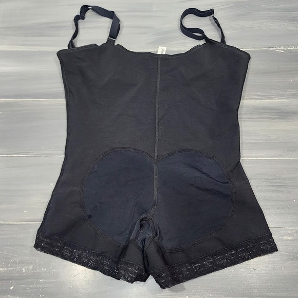 Leonisa Other - Leonisa PowerSlim Open Bust Boyshort Body Shaper Black Size 3X